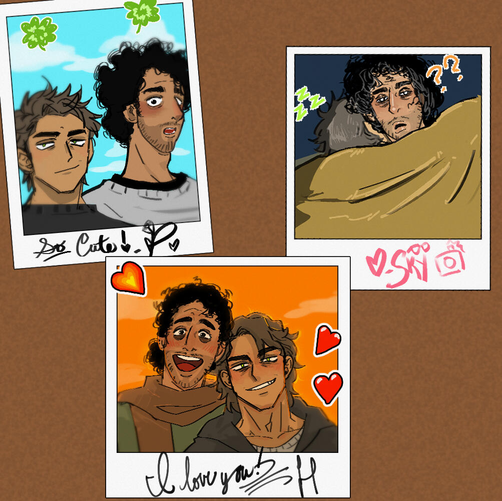 Date Everything Fanart - Hector + OC